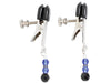 Adj Clamp W- Blue Beads